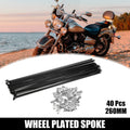 Bicycle Spokes Replacement Set 14G 260mm with Nipples for Most Bikes