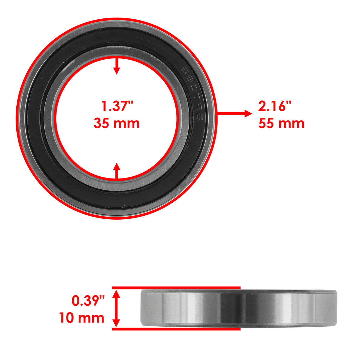Deep Groove Sealed Ball Bearings OEM Replacement for Multiple Sizes (1970–2020)