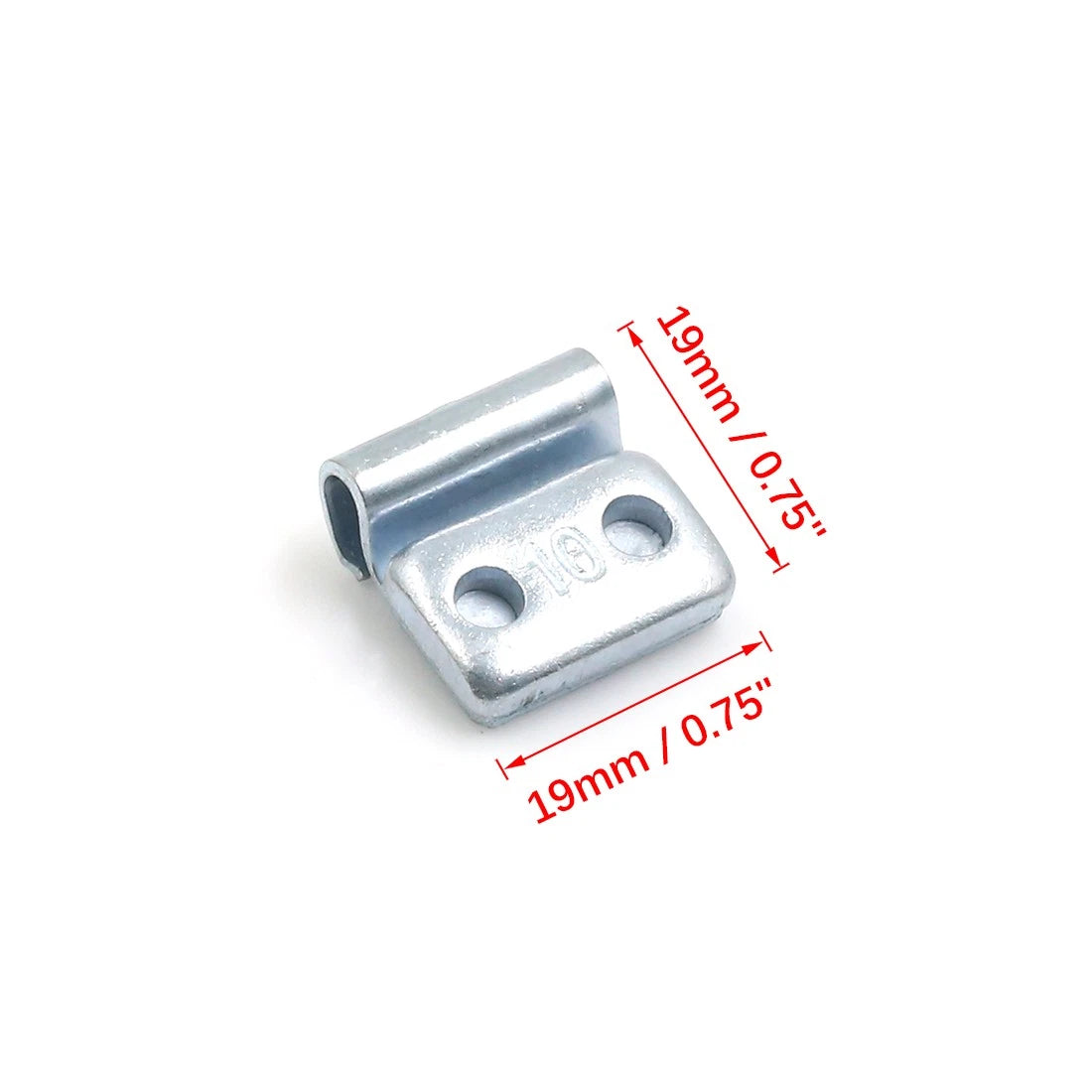 Clip-On Wheel Balance Weights 19mm 30pcs for Motorcycle Car (19–19)