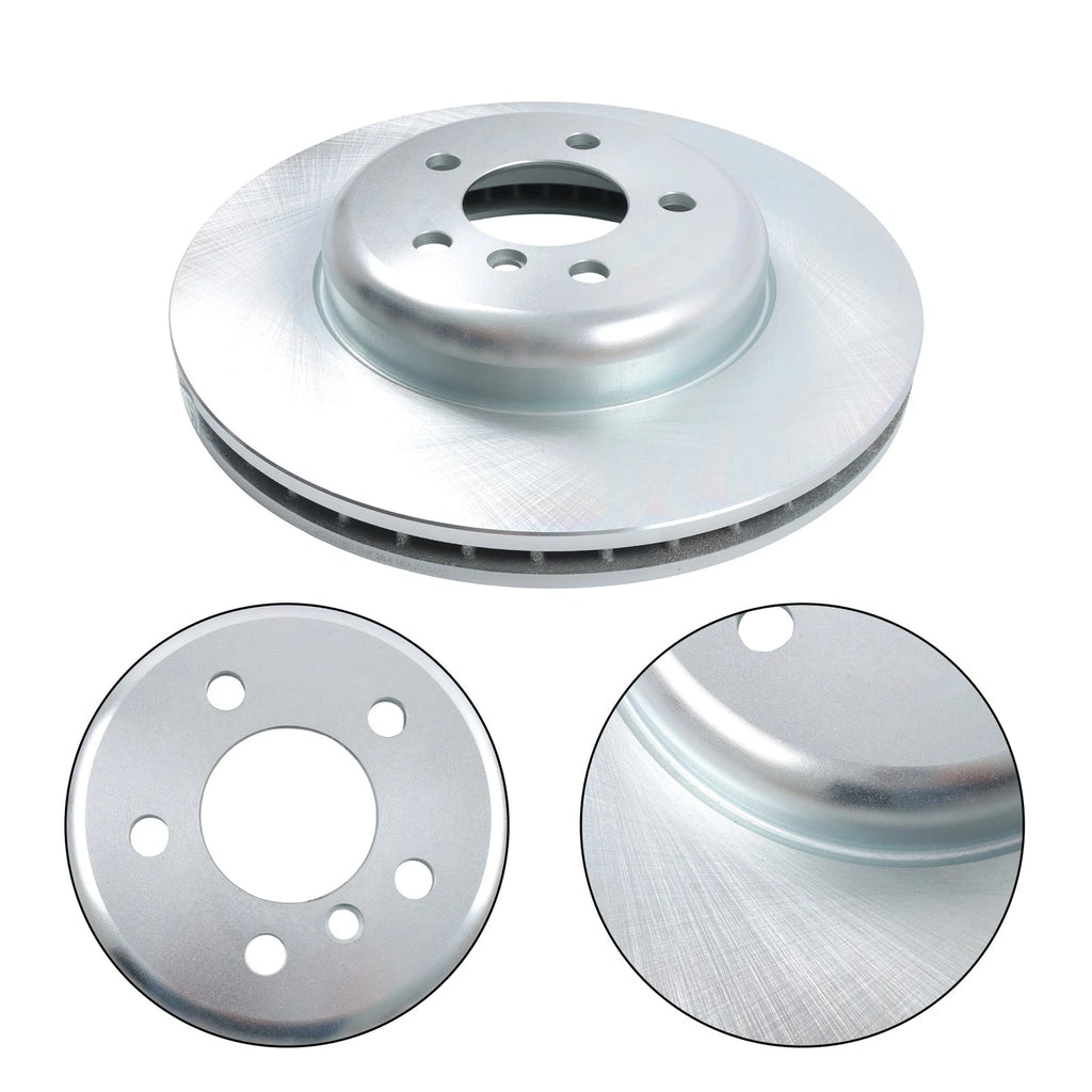 Front Disc Rotor & Ceramic Brake Pads for BMW ActiveHybrid 5 (2012–2016)