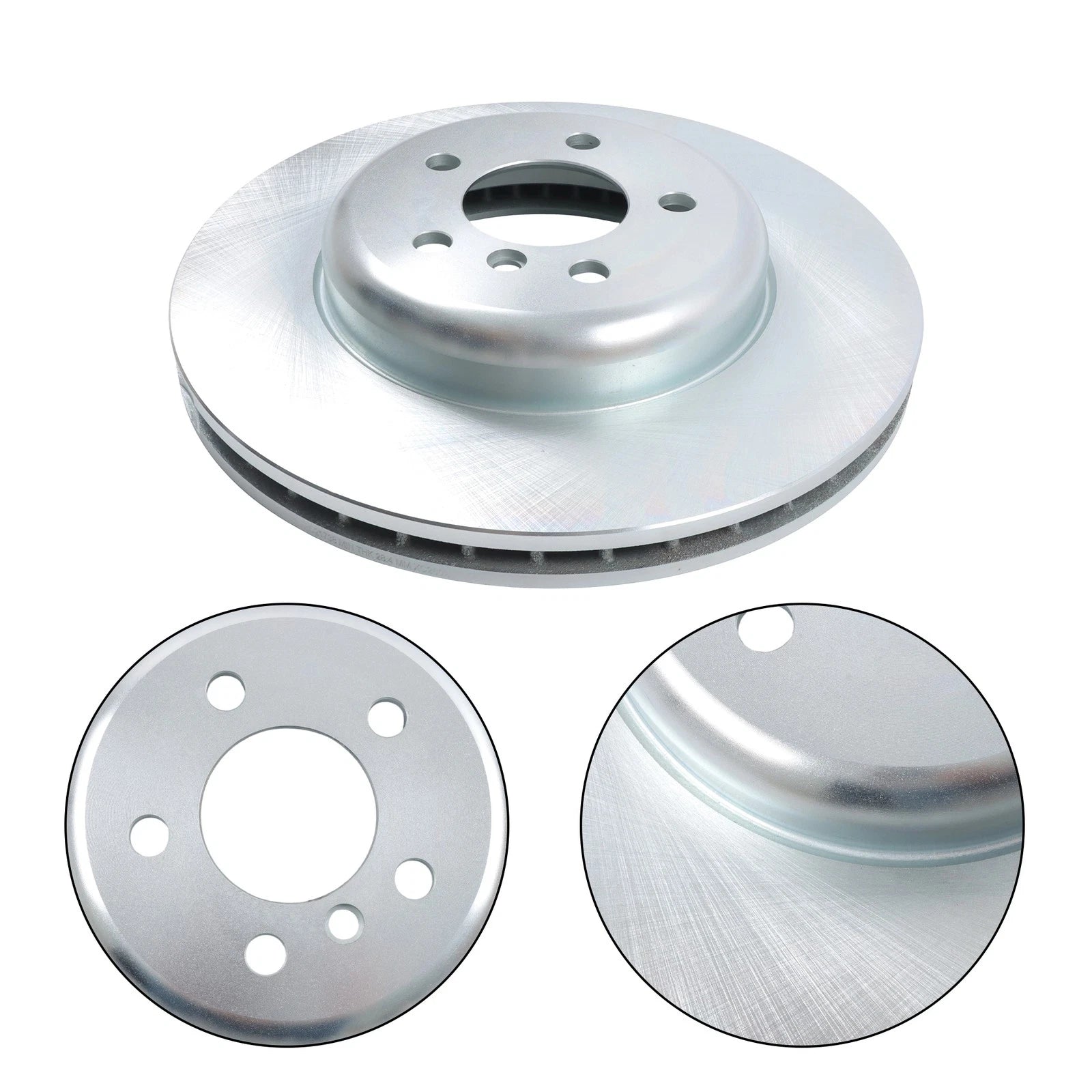 Front Disc Rotor & Ceramic Brake Pads for BMW ActiveHybrid 5 (2012–2016)