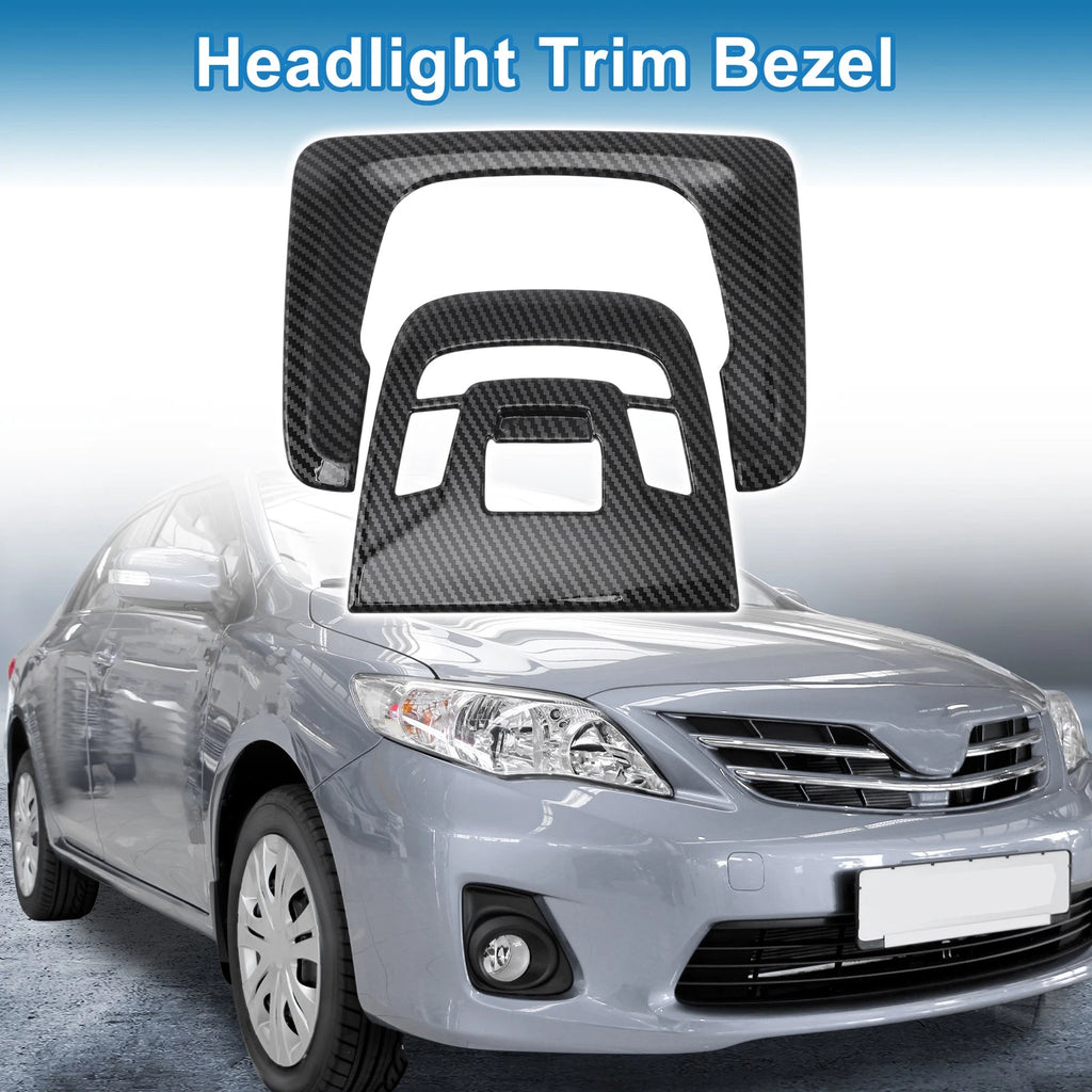 Front Row Headlight Trim Bezel Set for Toyota Corolla (2022–2024)