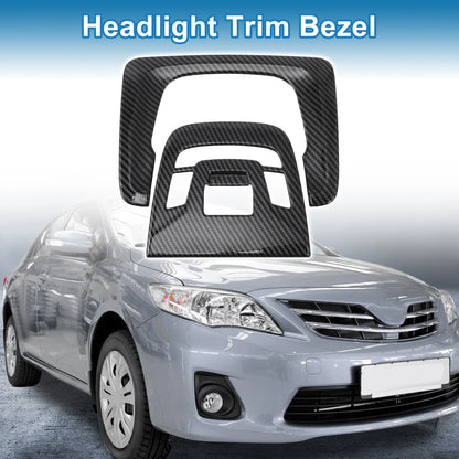 Front Row Headlight Trim Bezel Set for Toyota Corolla (2022–2024)