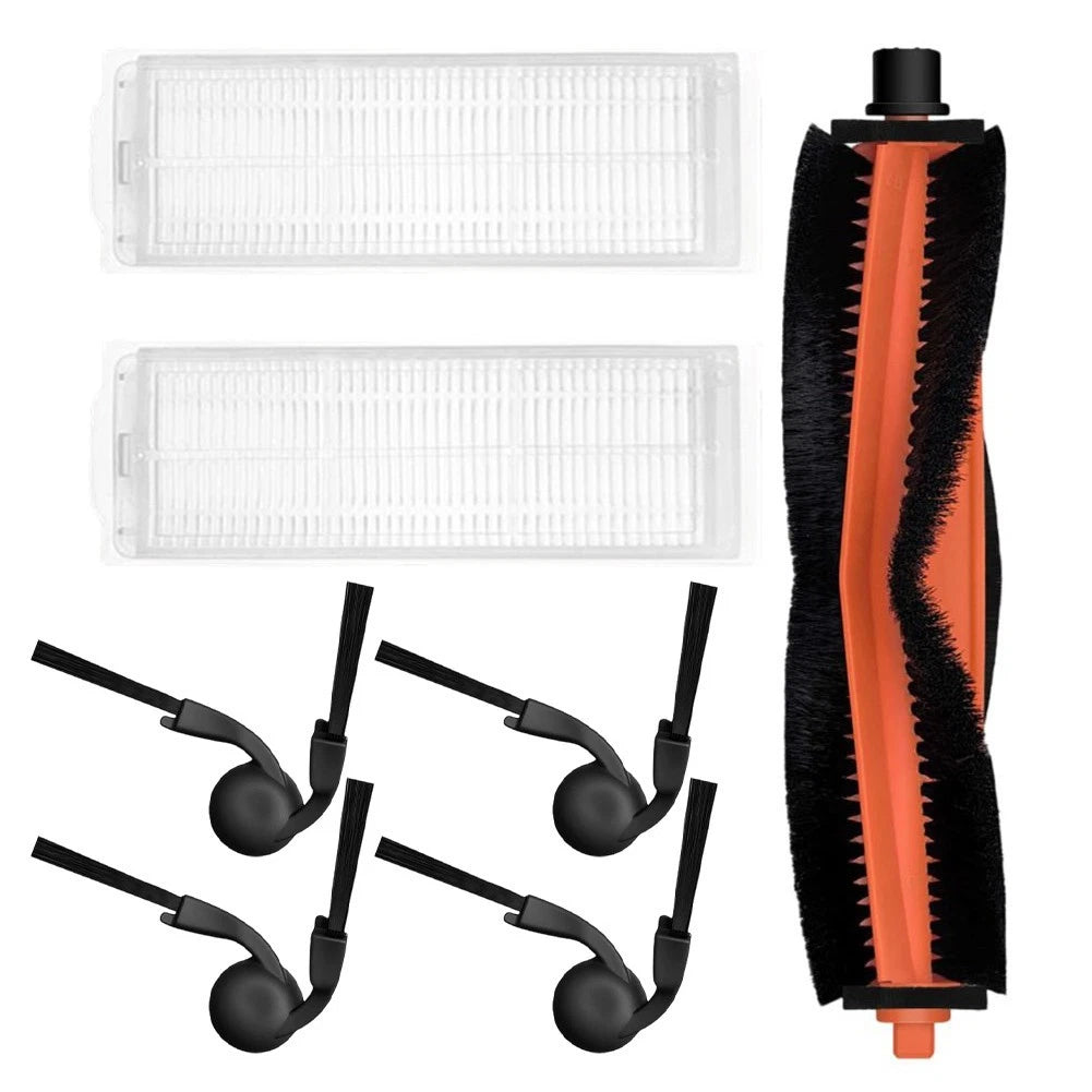 Replacement Main Side Brush Filter Kit for Xiaomi Robot Vacuum S40 Pro (2020–2023)