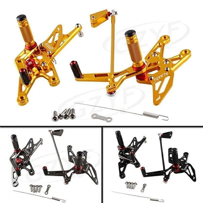 CNC Adjustable Rear Foot Pegs for Yamaha YZF R1 (2007–2008)