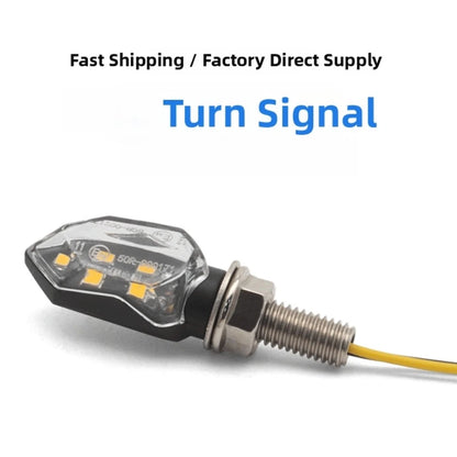 Plastic Housing For Motorcycle Replacement Turn Signal Pre-wired Connections