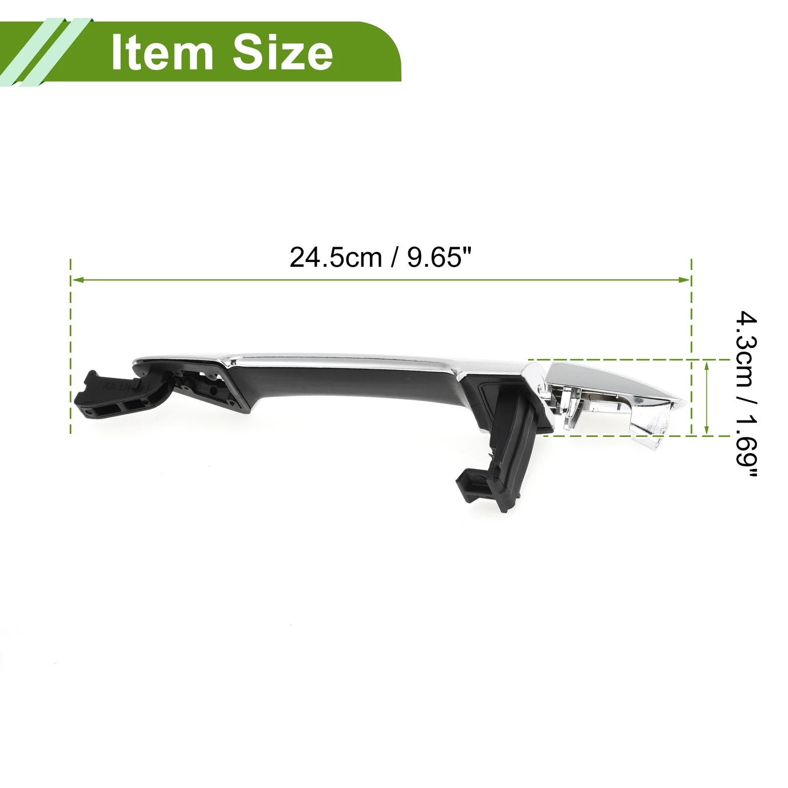 Exterior Door Handle Replacement Rear Left for Hyundai Kia Picanto (2011–2016)