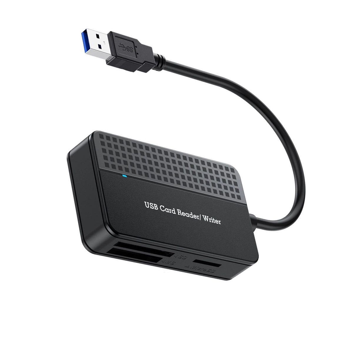 4-Port USB 3.0 Hub Card Reader for SD/SDHC/SDXC