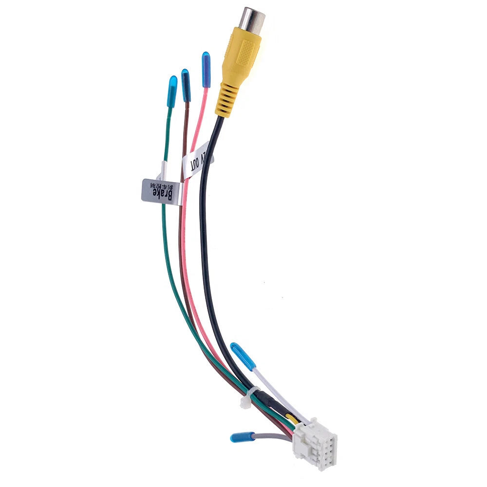 10Pin RCA Rear Camera Cable Adapter for Aftermarket Android Radio