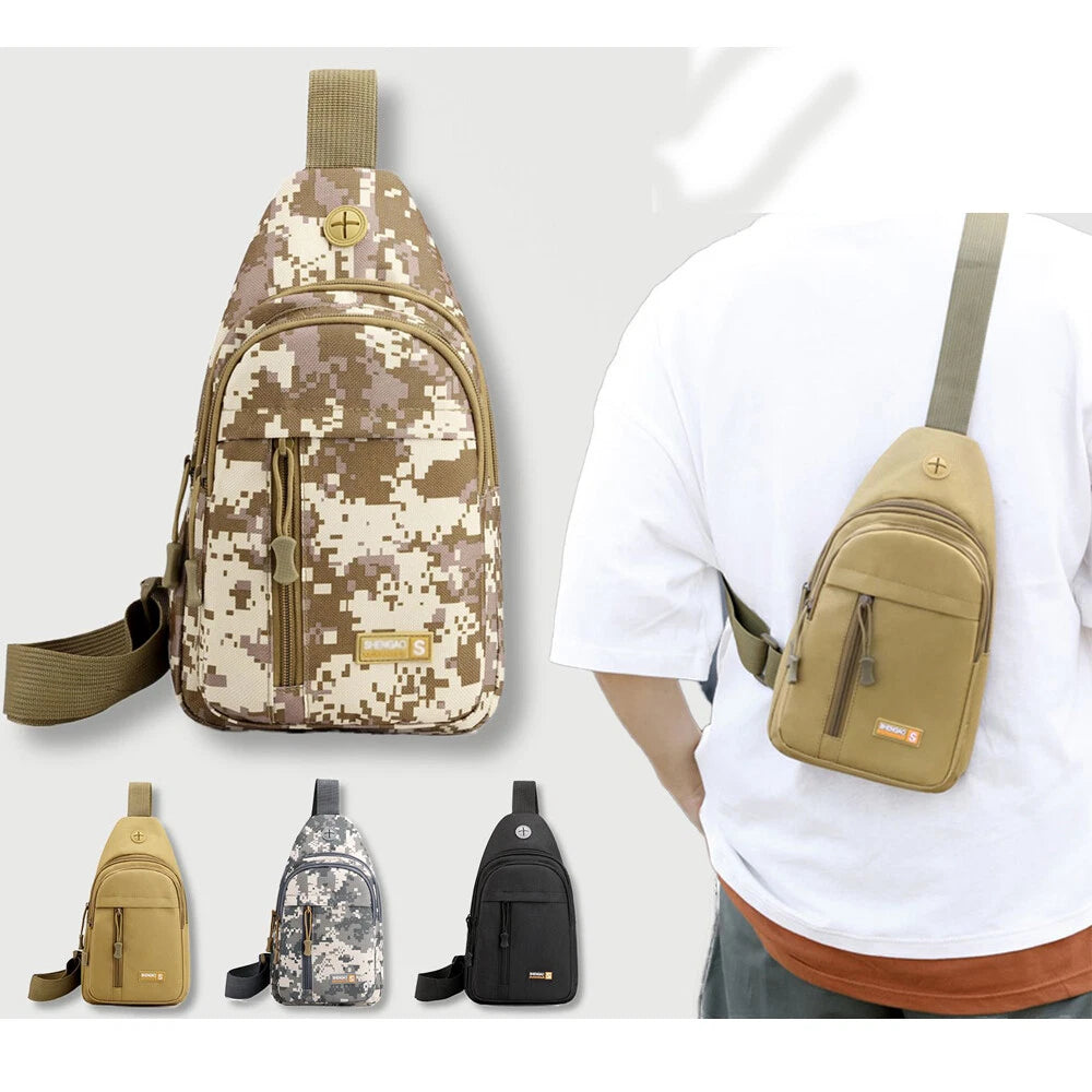 Outdoor Tactical Sling Bag for Universal Use (Adjustable, Multi-Purpose)