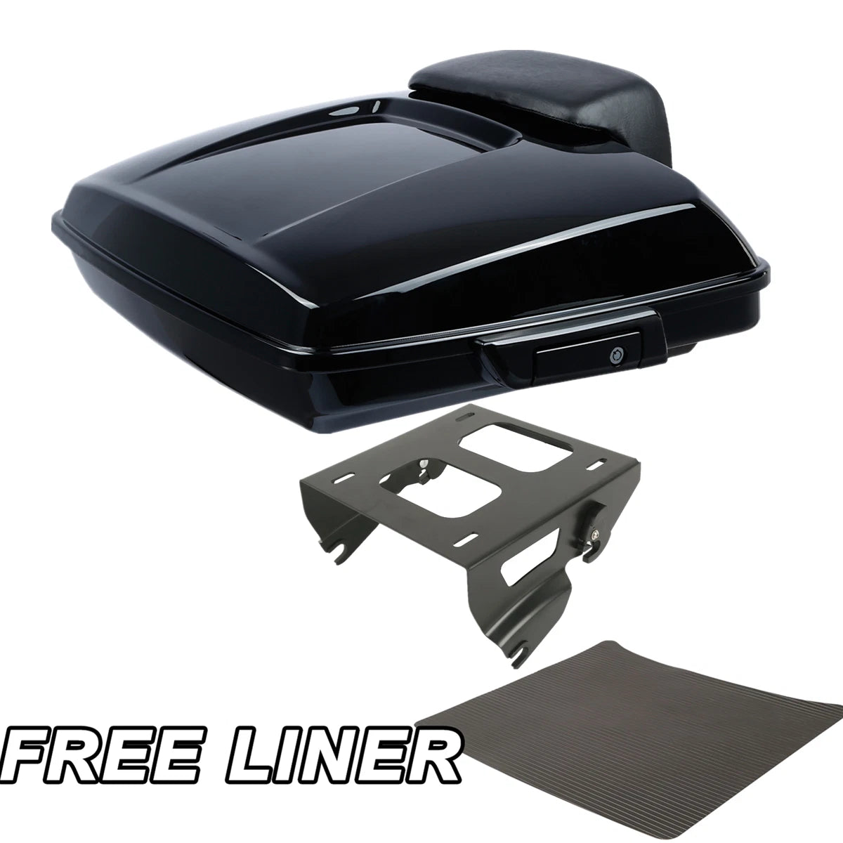 Razor Trunk Pad Solo Mount Rack for Harley Touring Road King Glide (2014–2025)
