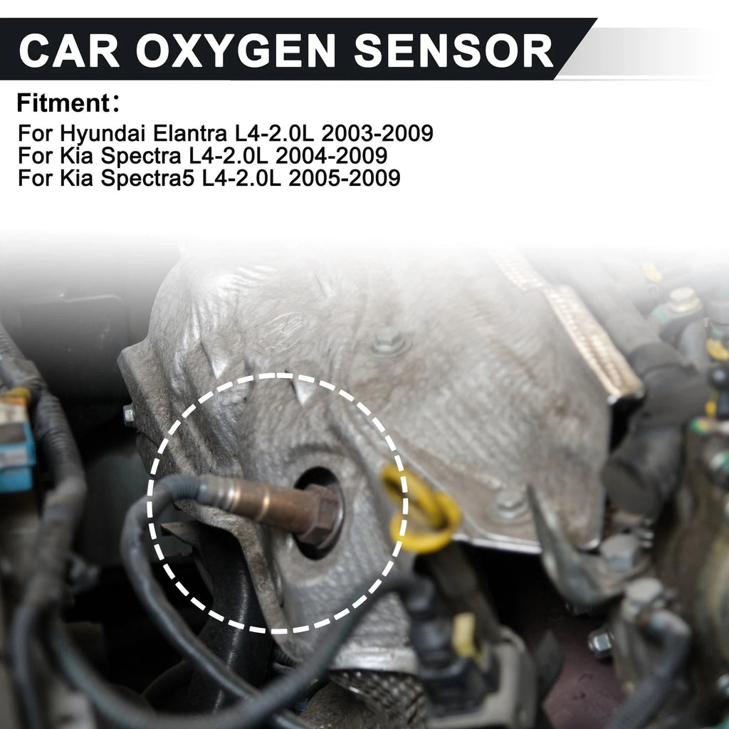 Upstream Downstream Oxygen Sensor for Hyundai Elantra L4 2.0L (2003–2009)