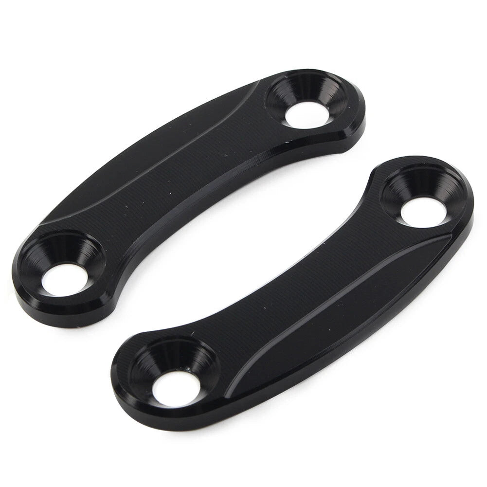 Rearview Mirror Block Off Base Plates for Kawasaki ZX-10R (2016–2021) Black