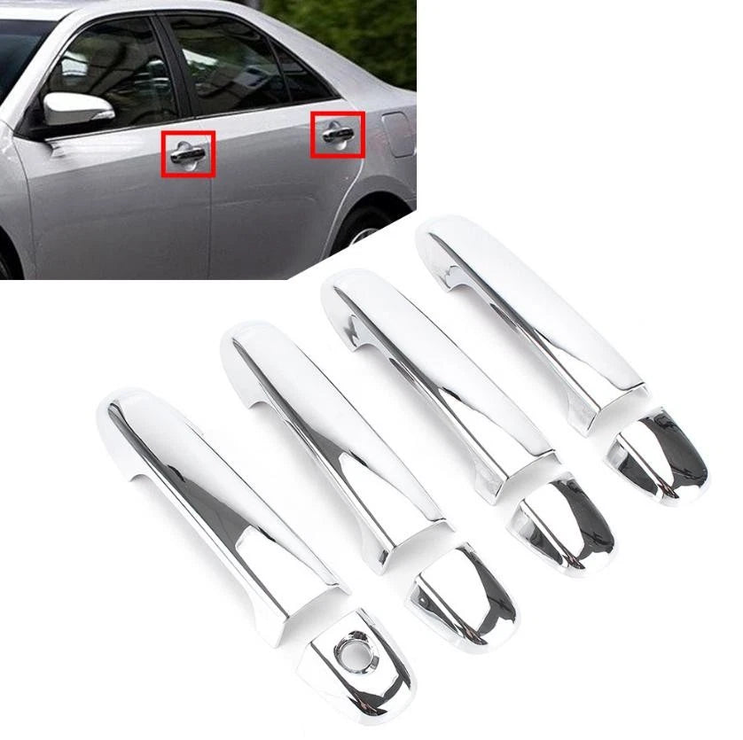 Chrome Side Door Handle Covers for Toyota Camry (2012–2017)