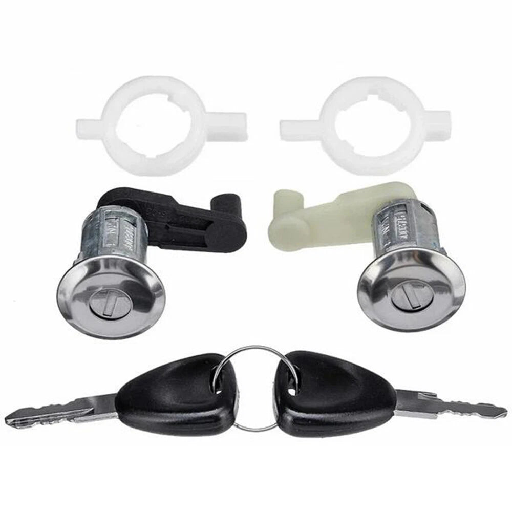 Fit For Renault 7701468981 7701468982 Left+Right Car Door Lock Barrel Cylinder