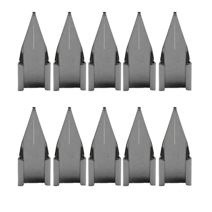 10pcs Stainless Steel Pen Nib Tip EF/F for 9138/359