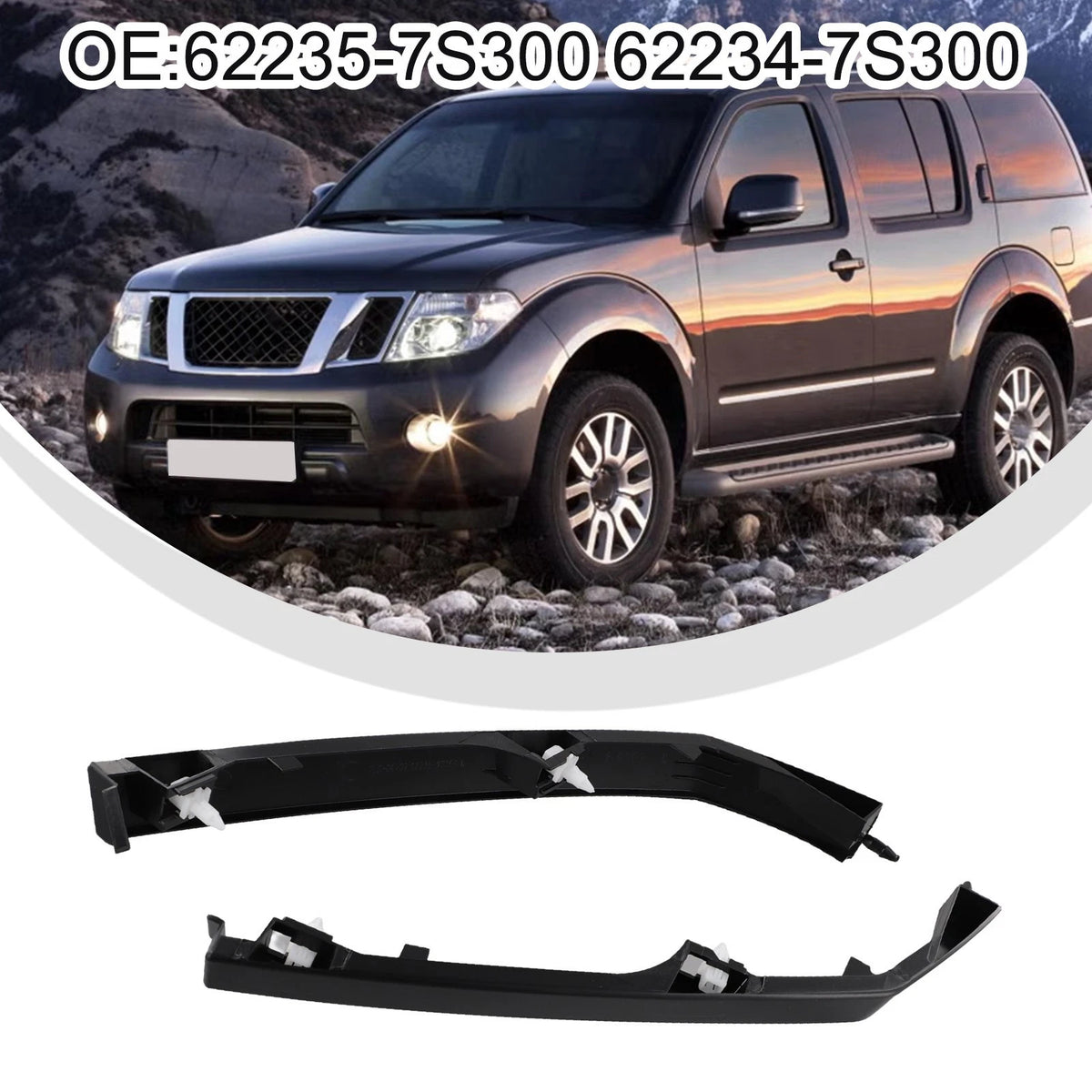 Reliable Lower Filler Trim for Nissan Armada Headlight Trusted Performance