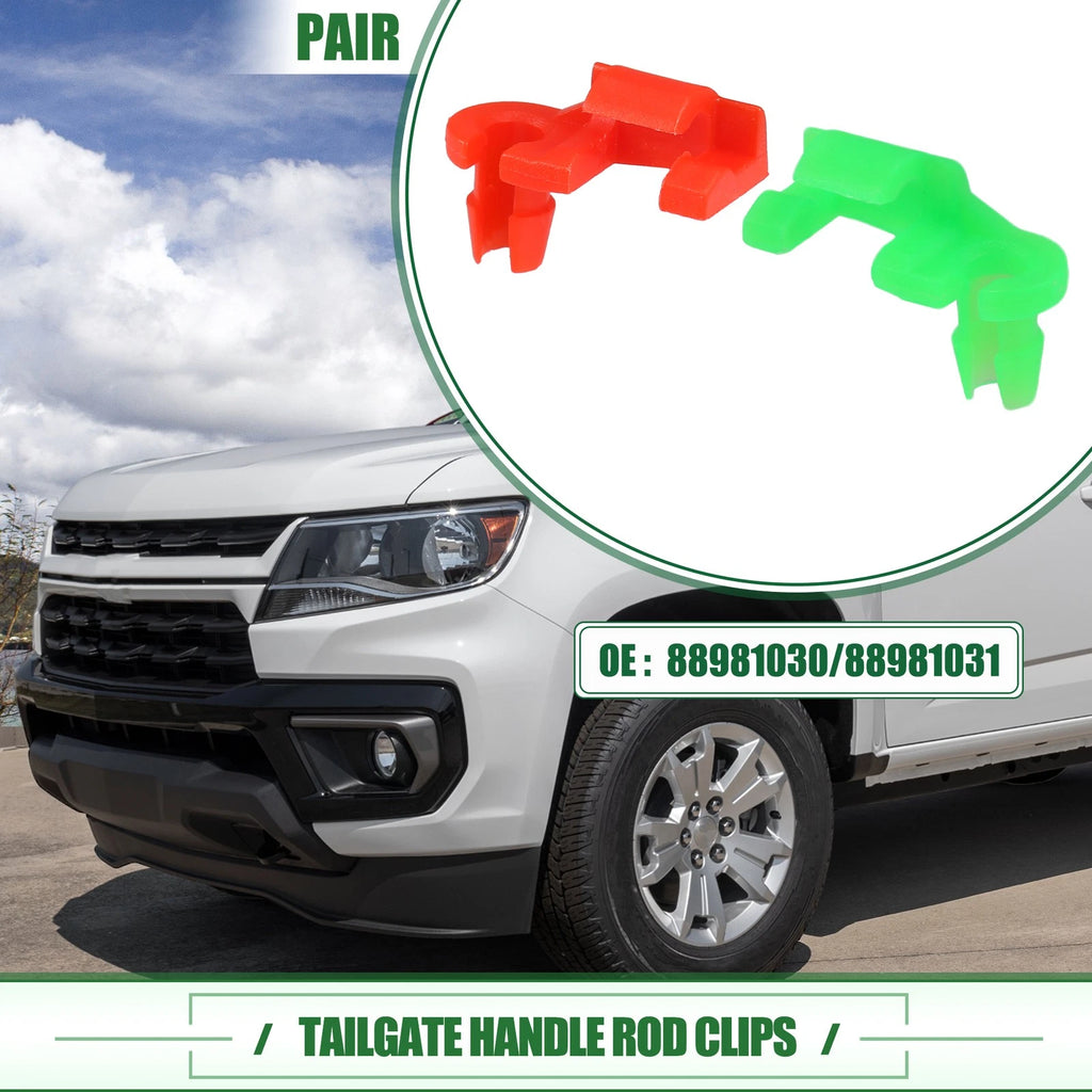 Tailgate Handle Rod Clips Replacement for Chevrolet Silverado 1999–2009