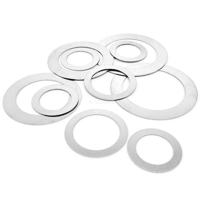800Pcs M4-M12 Stainless Steel Flat & Spring Washers Assortment Kit