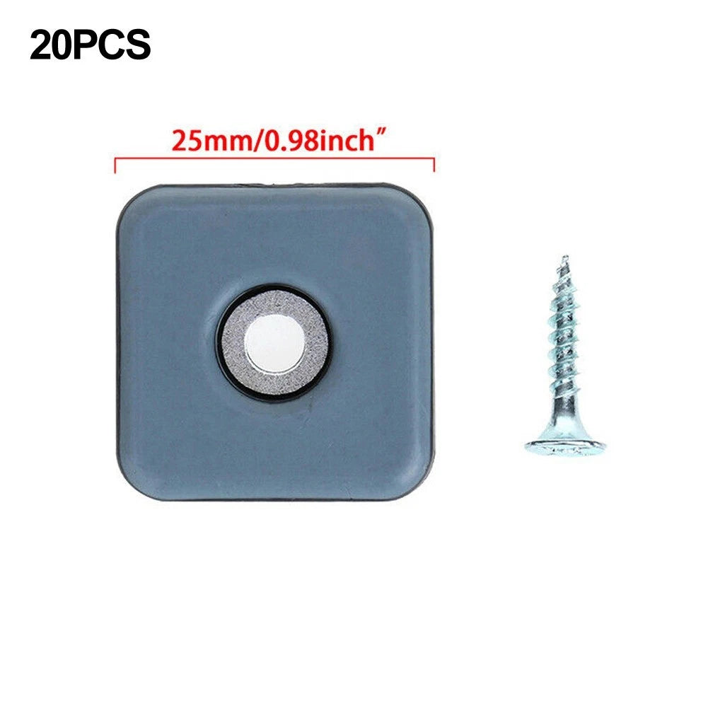 20pcs Furniture Movers Sliders with Screw on Installation