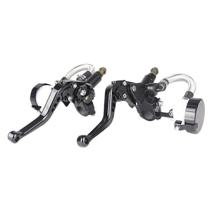 Clutch Brake Levers Master Cylinder Reservoir for Universal Motorcycle (7/8")