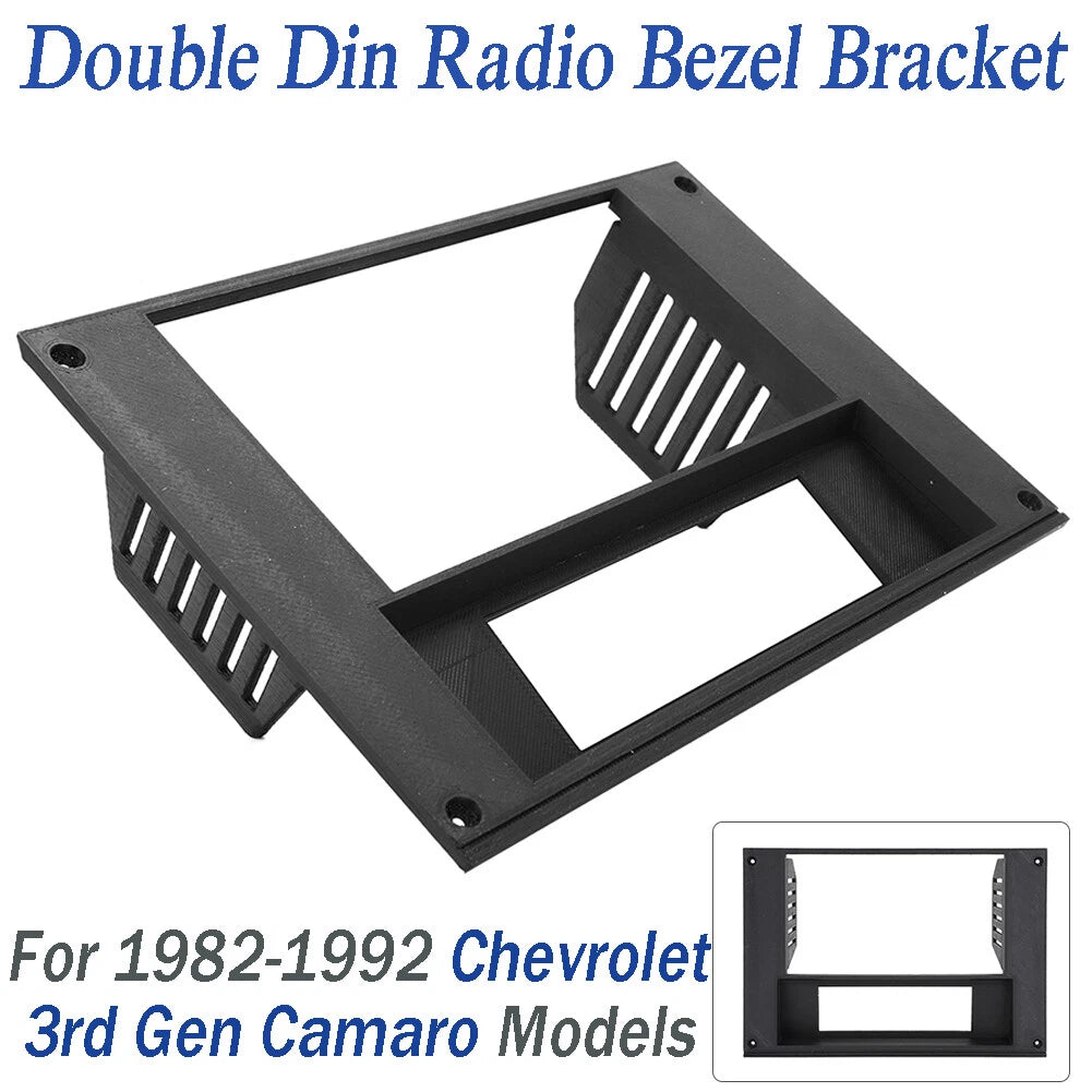 Double Din Radio Bezel for Chevy Camaro (1982–1992) - Reversed HVAC Control