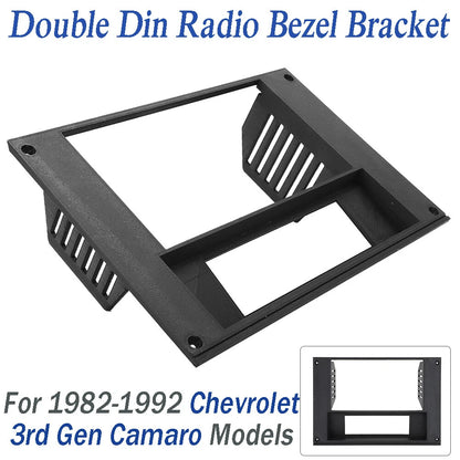 Double Din Radio Bezel for Chevy Camaro (1982–1992) - Reversed HVAC Control