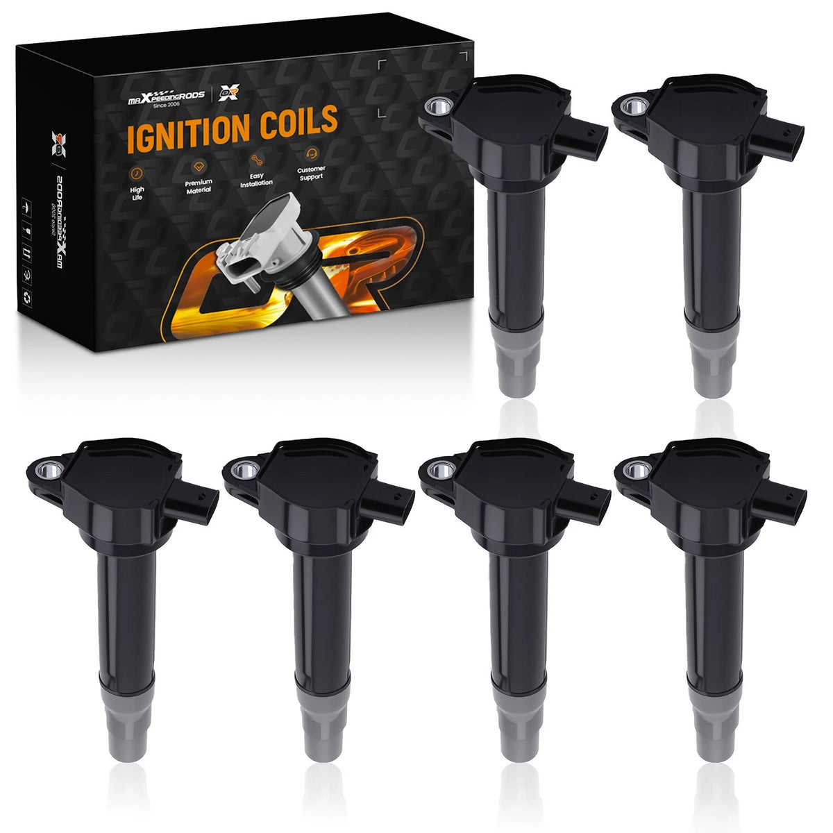 6X Ignition Coil Pack for Dodge Nitro VW Routan 4.0L (2007–2011) UF502 GN10310
