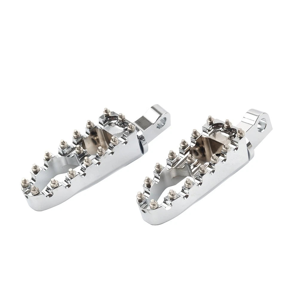Chrome Rear Foot Pegs for Harley Softail Slim FLS (2012–2017)