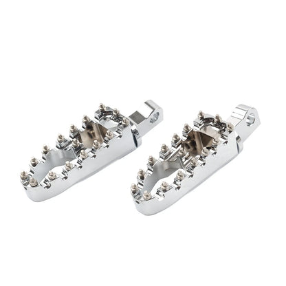 Chrome Rear Foot Pegs for Harley Softail Slim FLS (2012–2017)