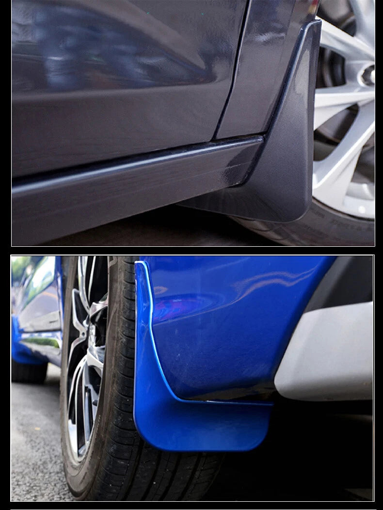 Gloss Black Mud Flaps for Honda Accord Sedan (2018–2020)