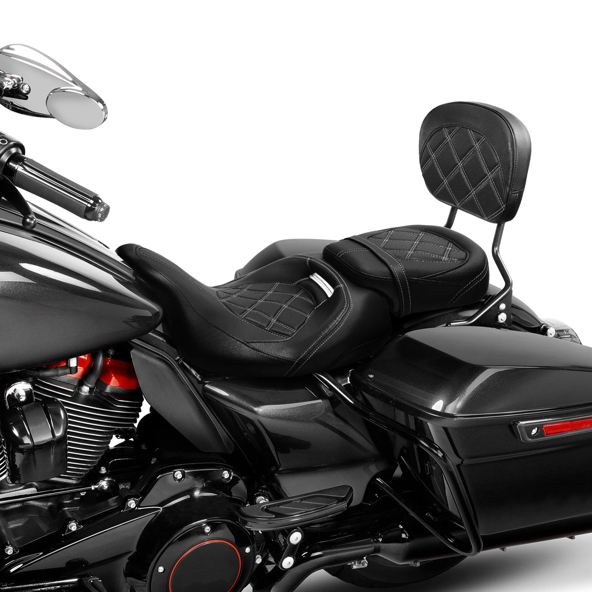 Passenger Sissy Bar Backrest for Harley CVO Electra Glide (2009–2023)