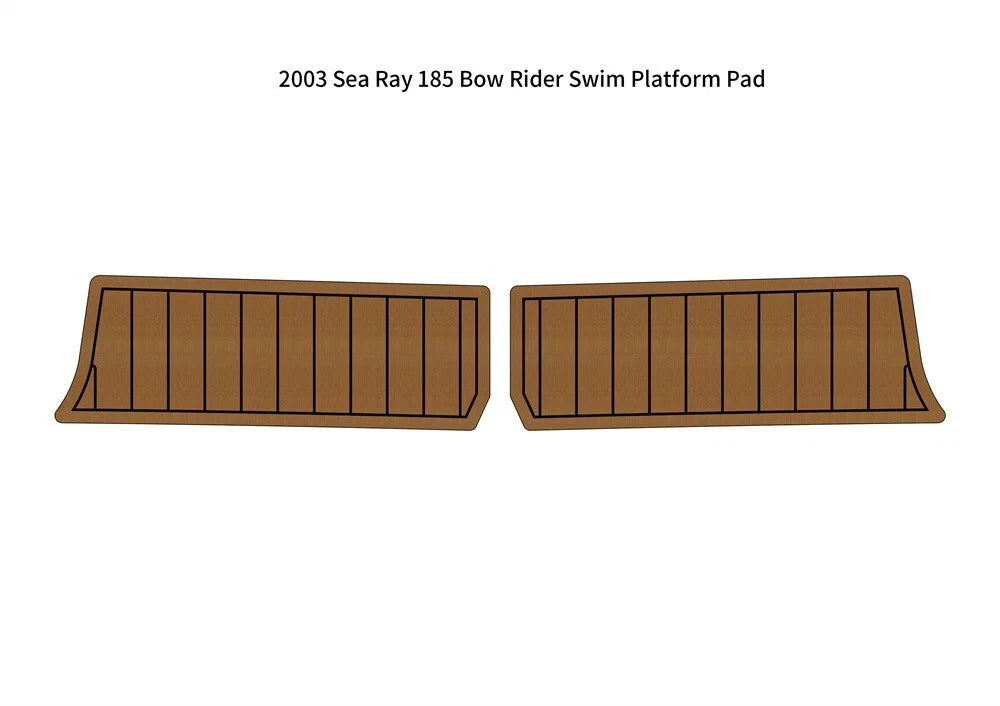 EVA Foam Swim Platform Pad for Sea Ray 185 Bow Rider (2003)