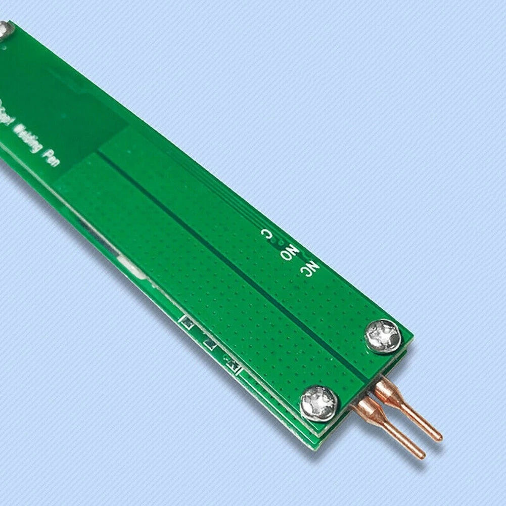 Spot Welding Pen for Lightweight Applications - Copper Tip, Green PCB