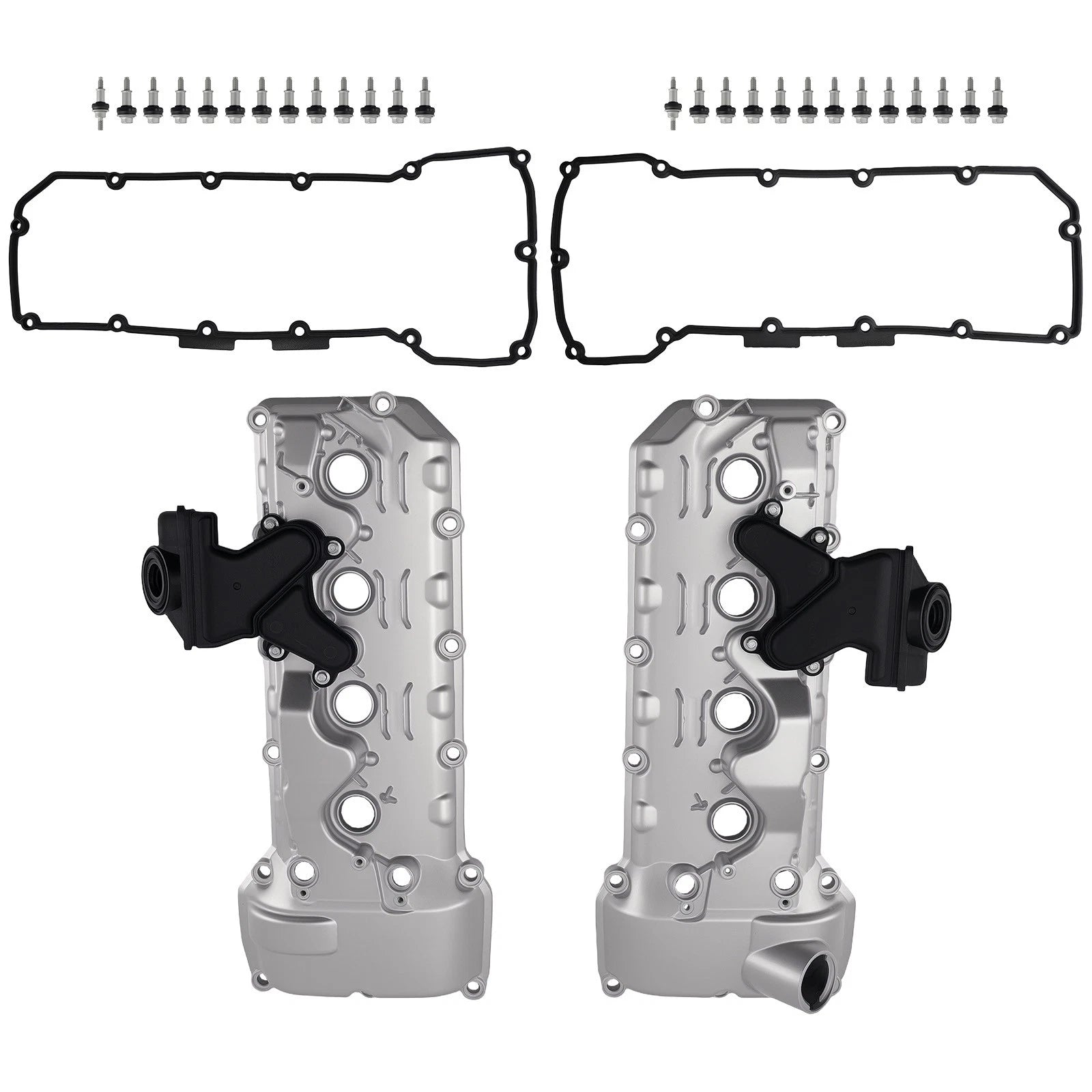 Engine Block Set for BMW M3 V8 (2008–2013) 11127848154, PCV Box, Silver