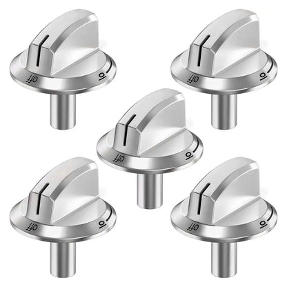 5pcs Stove Knob Replacement for Frigidaire Gas Range