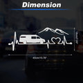 Reflective Bumper Decal for RV (Personalized Decoration)