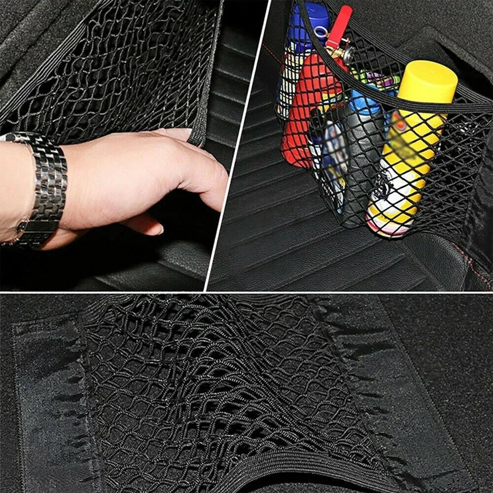 Cargo Net Storage Organiser for Caravan (25x60cm) Black