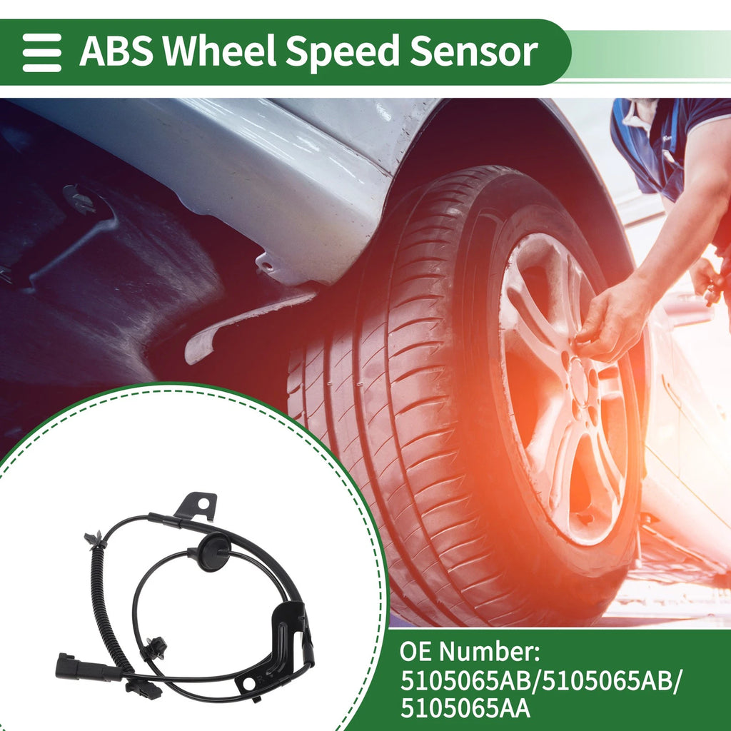 ABS Wheel Speed Sensor No. 5105065AB for Jeep Compass (2007–2017) Rear Left