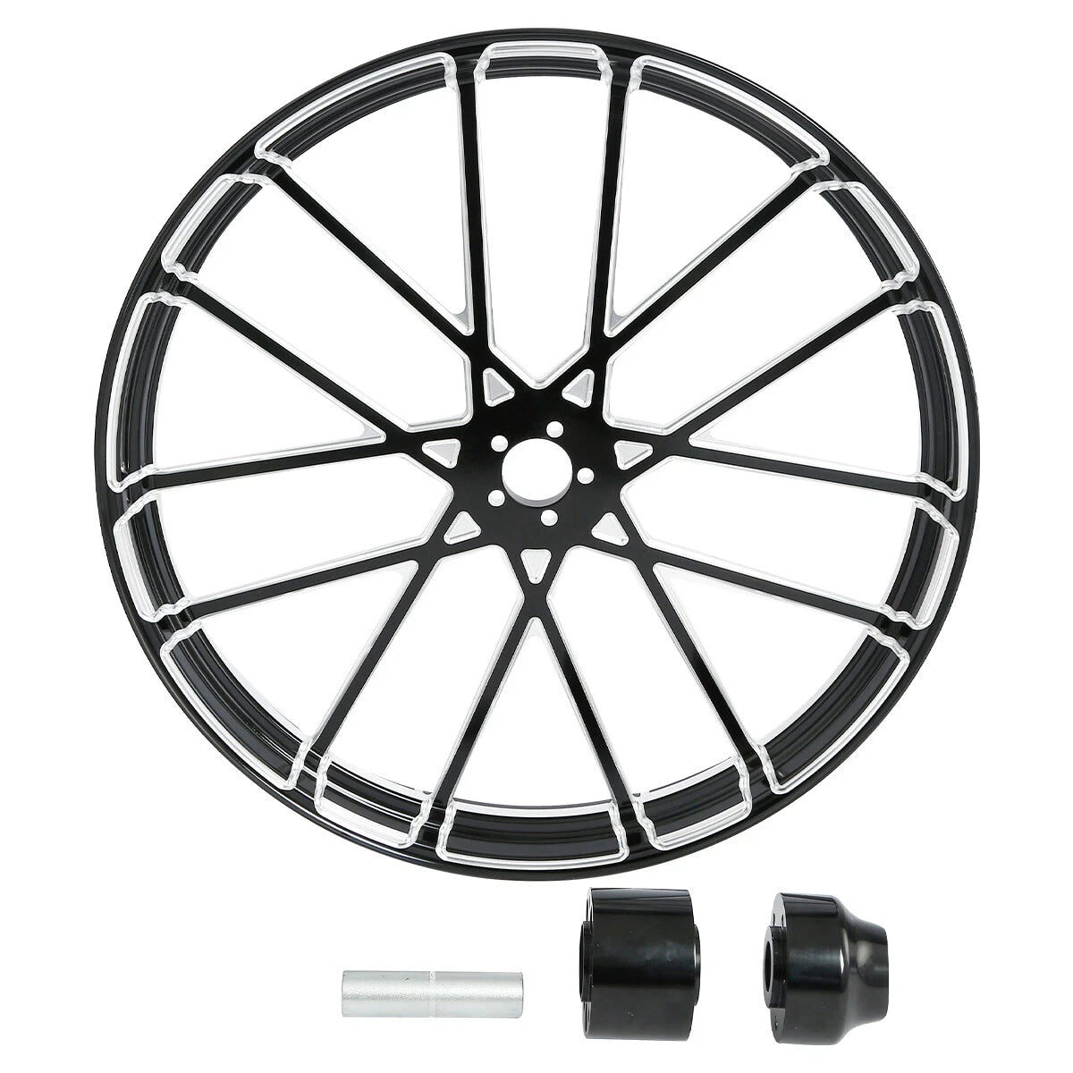 26" x 3.5" CNC Front Wheel Rim & Hub for Harley Touring (1997–2021)