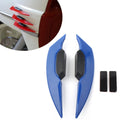 Motorcycle Fairing Winglets Air Wing Kit Universal Blue