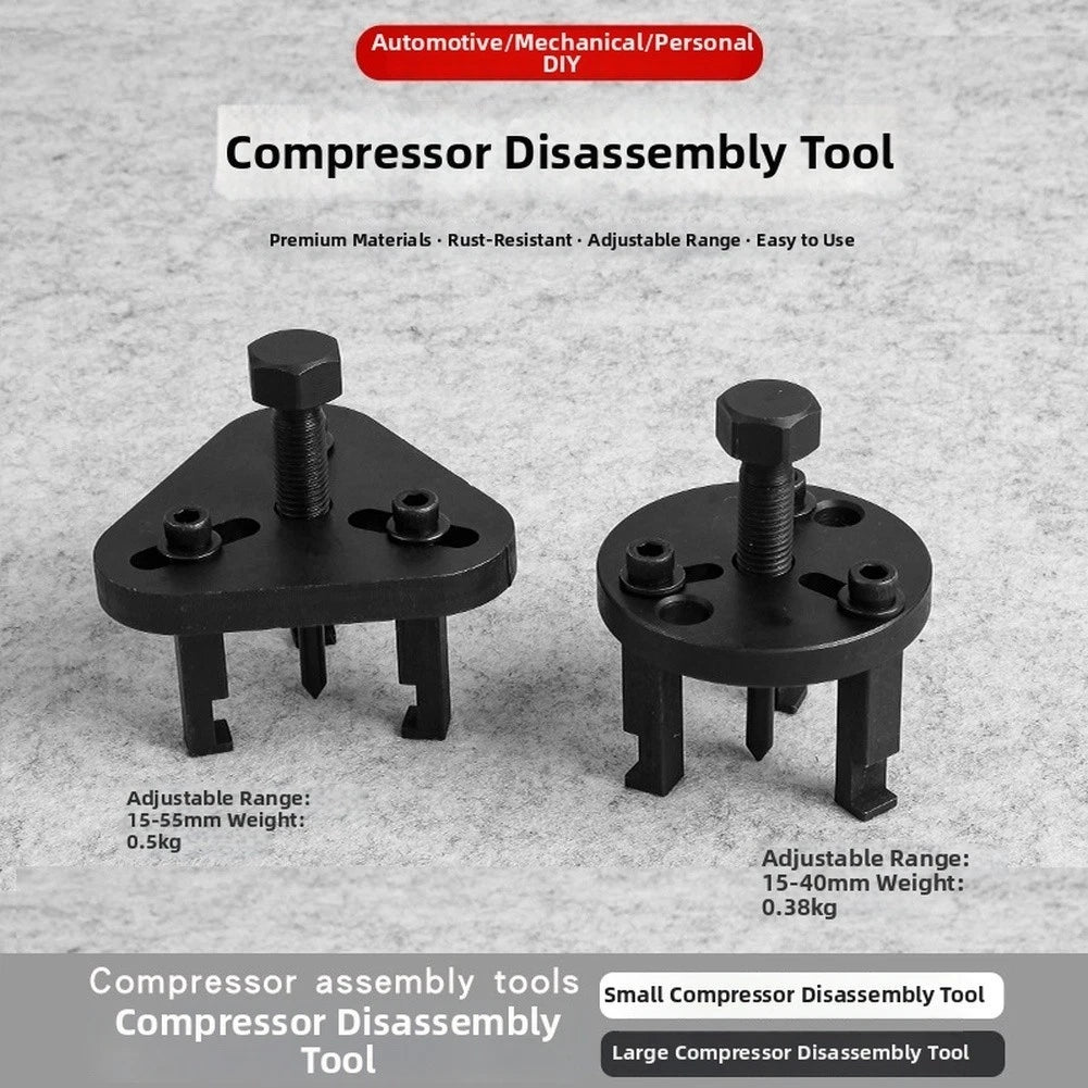 For Car AC Systems Compressor Puller AC Removal Kit Adjustable Hook Range