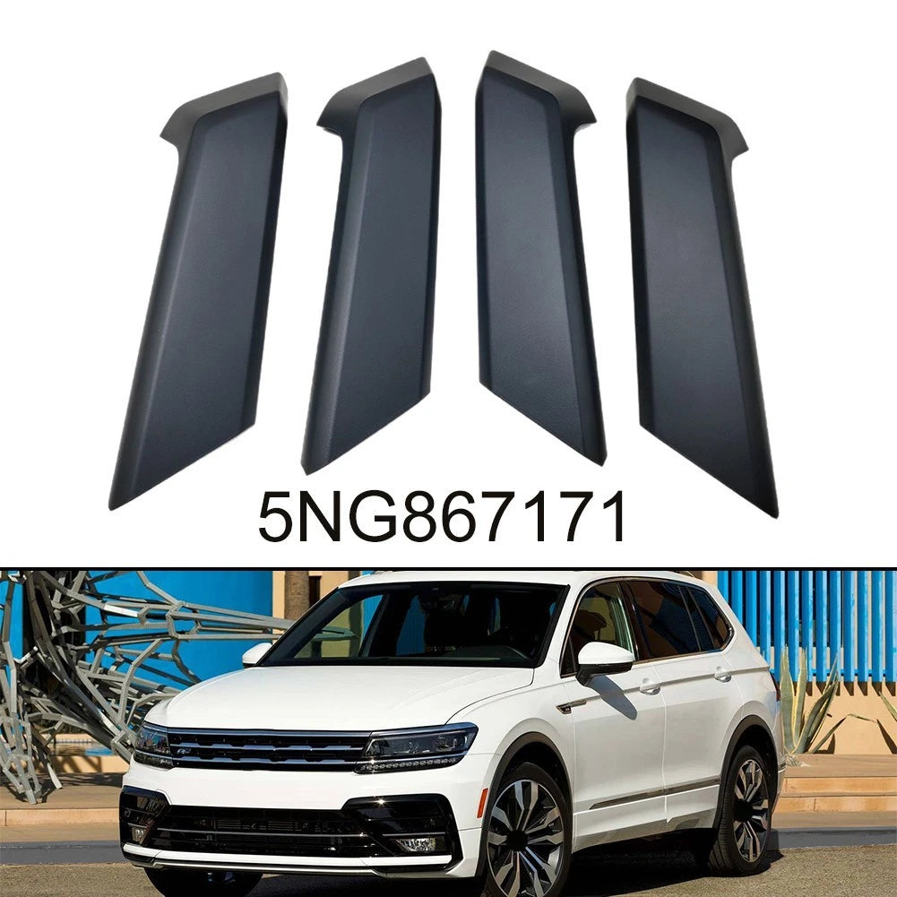 4X Car Door Inner Handle Cover for Tiguan (2018–2020) Side Pull Trim