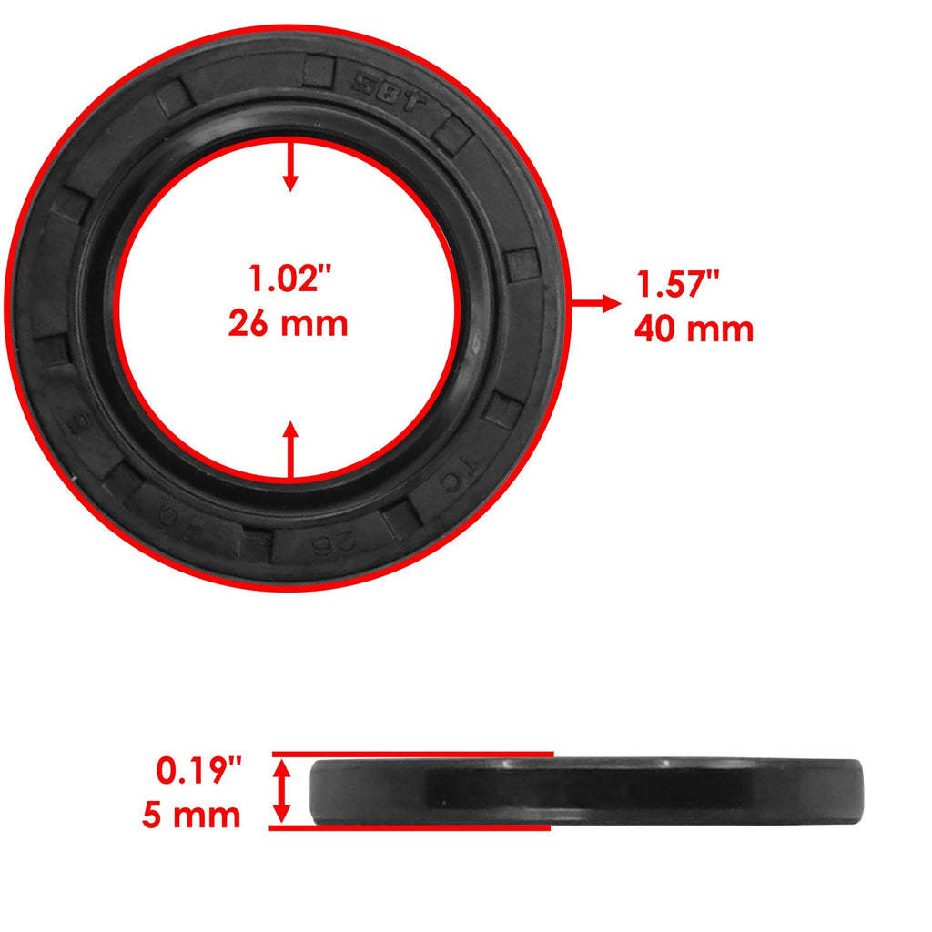Swing Arm Dust Seal Replacement for Honda Rancher 400 TRX400FA (2004–2007)