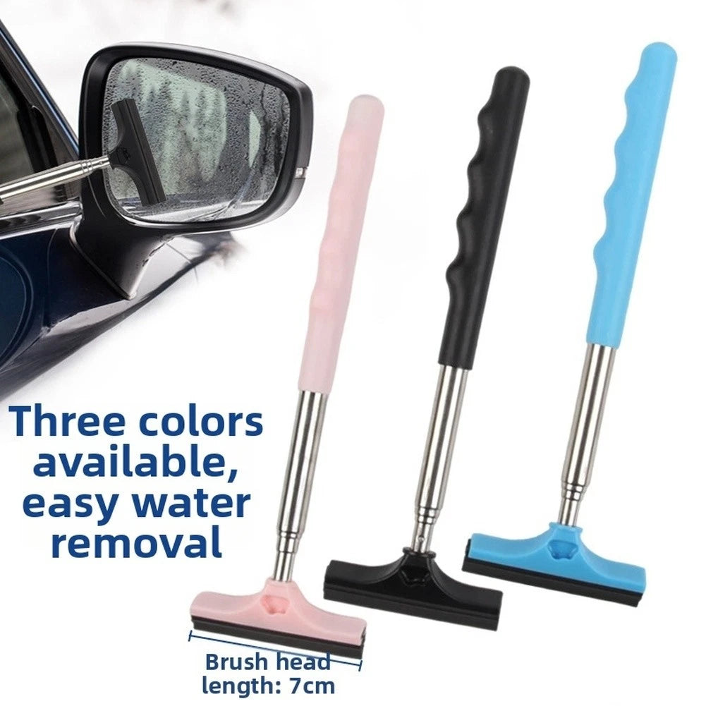 Adjustable Rearview Mirror Wiper for Car Glass Cleaning