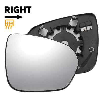 Right Side Heated White Mirror Glass for Dacia Duster (2018–2023)