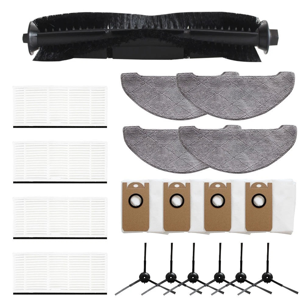 Main Side Brush Dust Bags Mop Filter for Arnagar S8 Pro (2023)