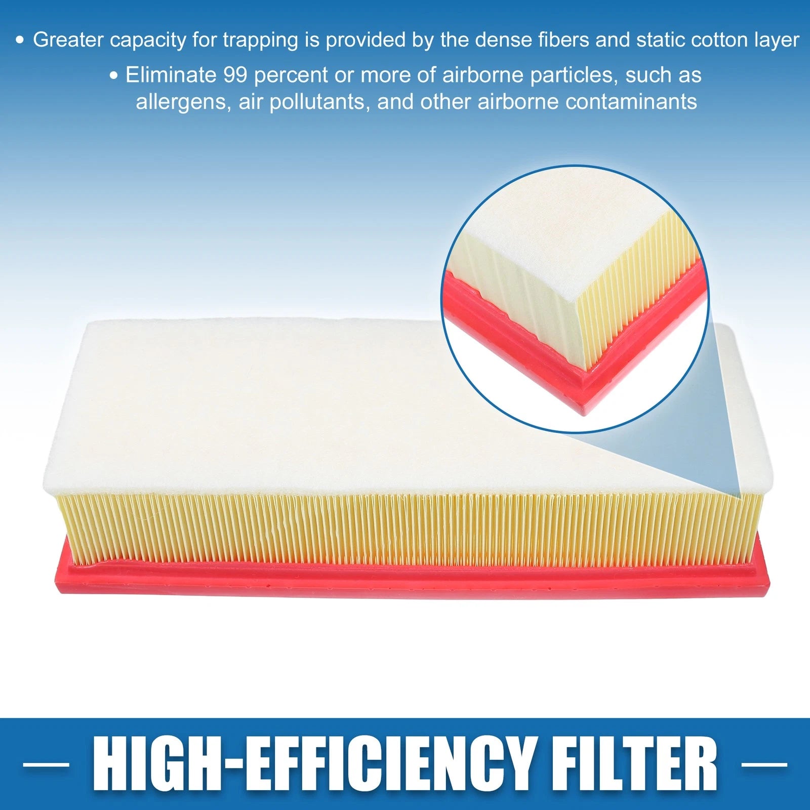 Engine Air Filter No. 1K0129620D for Audi A3, Q3 2.0L (2008–2013)