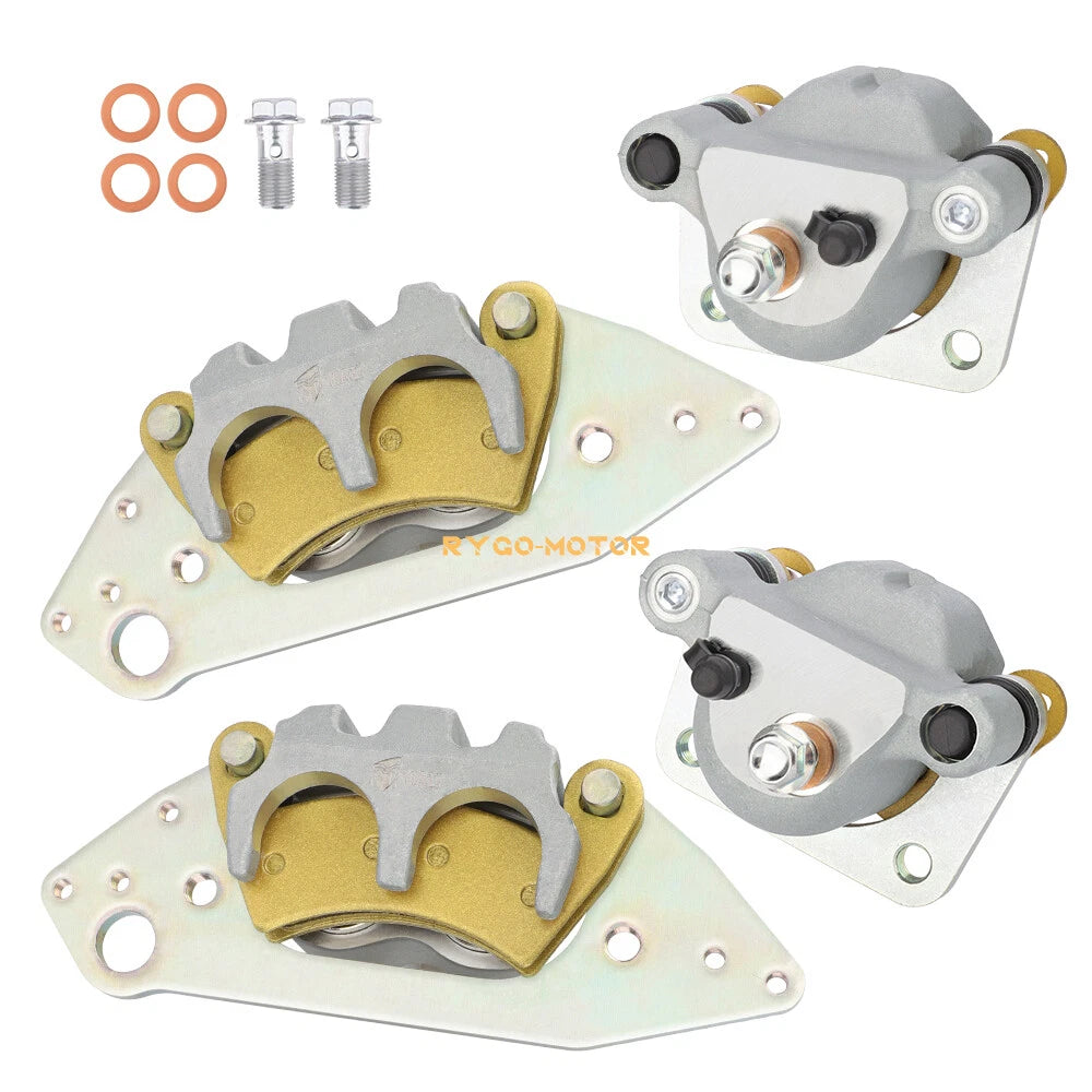 Front & Rear Brake Calipers for Polaris Ranger XP 1000 (2017) #1912255 #1912256