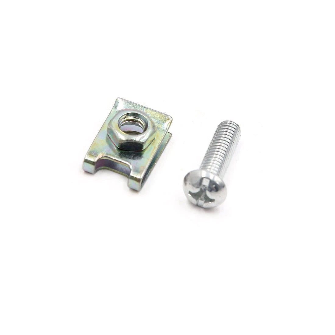 12 Pack License Plate Fairing Clips Screws M6x1.0 for Motorcycle Car (All)